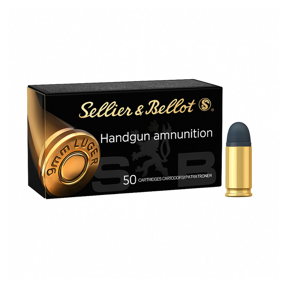 Sellier & Bellot S&B 9mm Luger 124gr LRN
