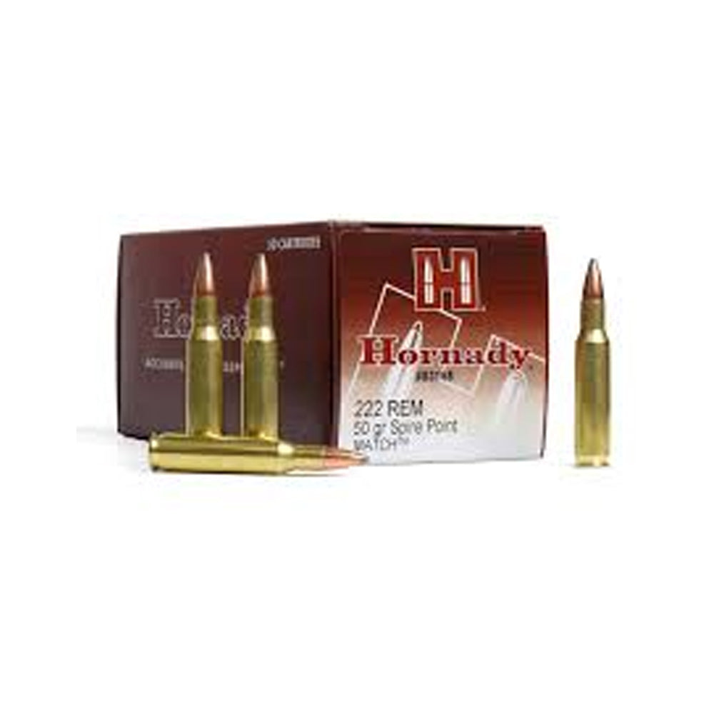 Hornady 222 REM 50gr SP MATCH