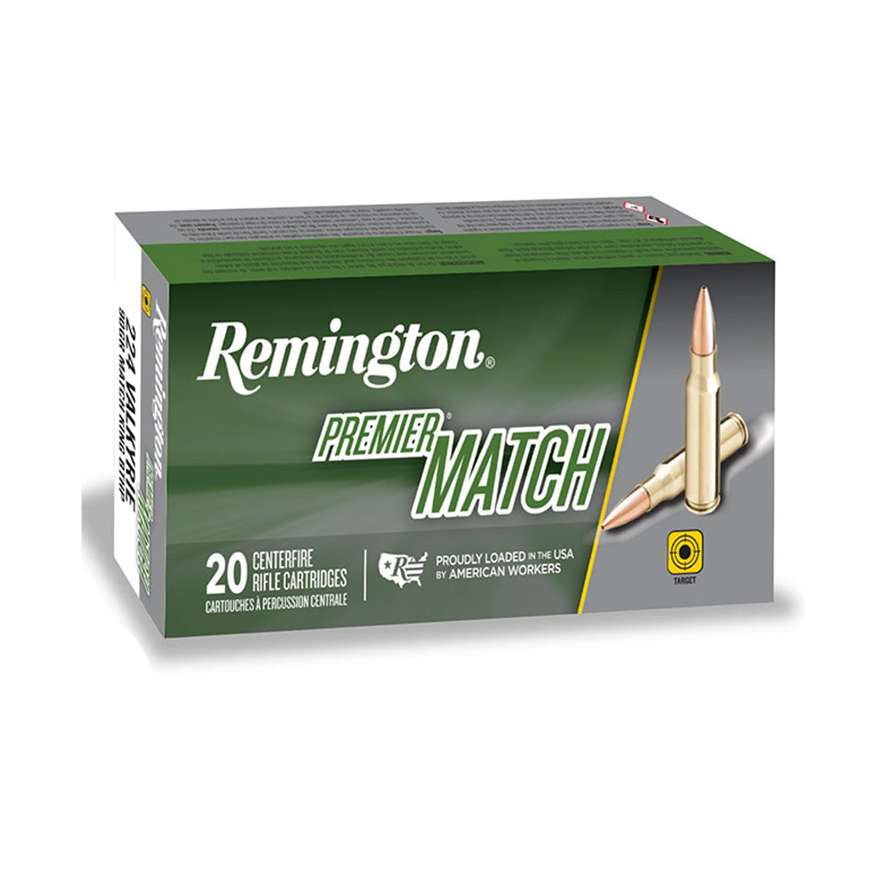 Remington 224 VALKYRIE 90GR PREMIER MATCHKING BTHP