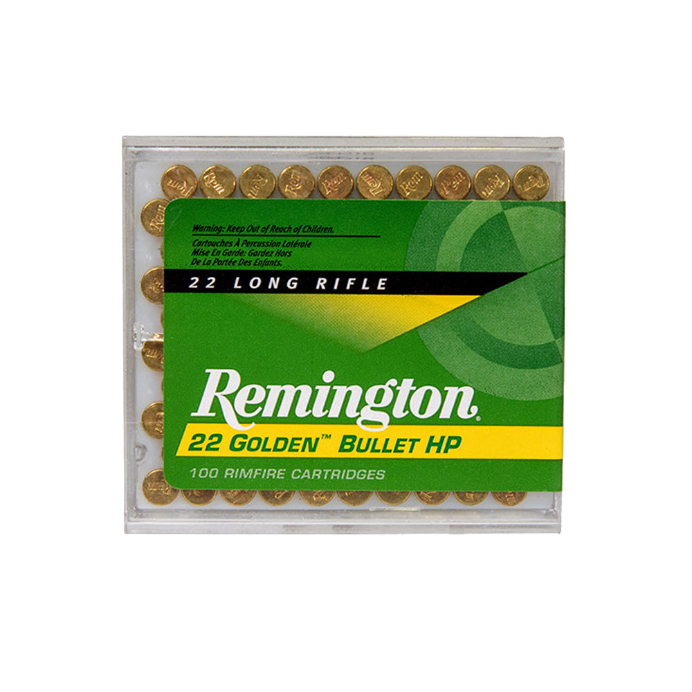 Remington 22LR 36gr HV HP GOLDEN BULLET