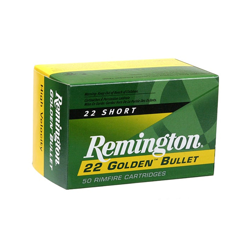 Remington 22 SHORT 29gr HV RN GOLDEN BULLET