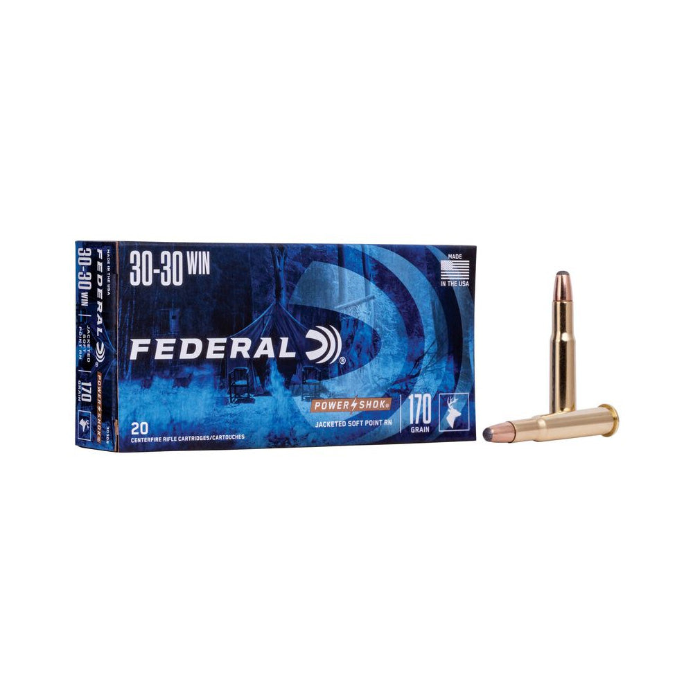 Federal 30-30 Win 170gr RN POWER-SHOK
