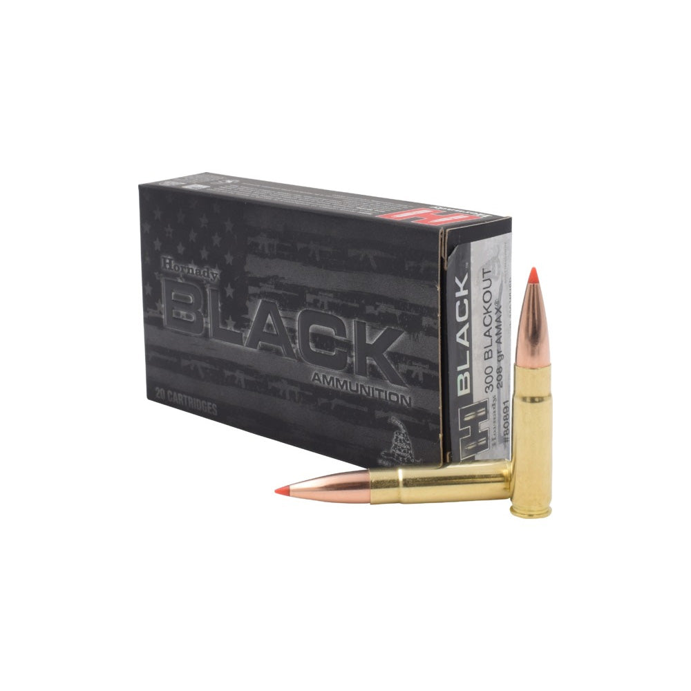 Hornady 300 BLACKOUT 208GR A-MAX BLACK