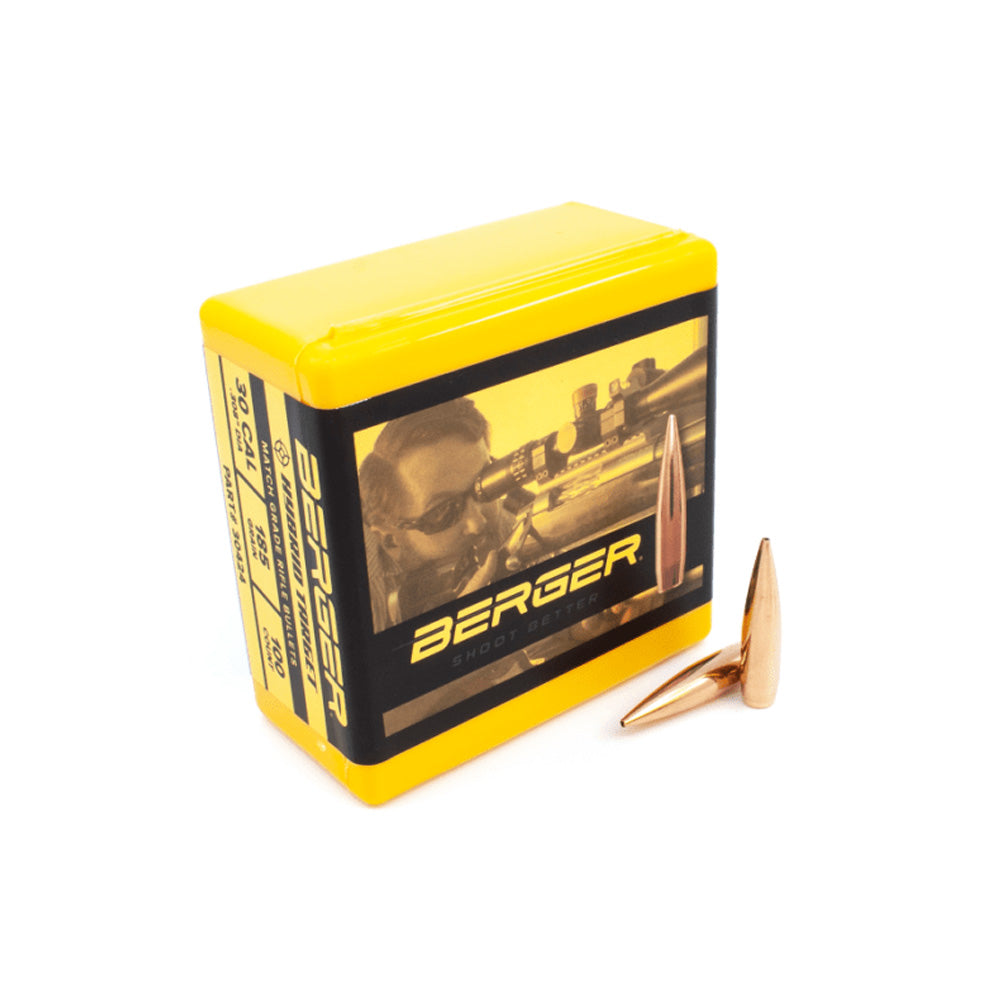 Berger 30 Cal Hybrid Target 185gr Projectiles