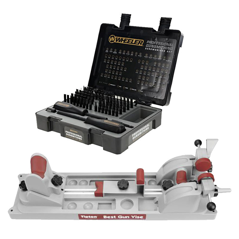 Best Gun Vise + 89 Piece Screwdriver Set Combo