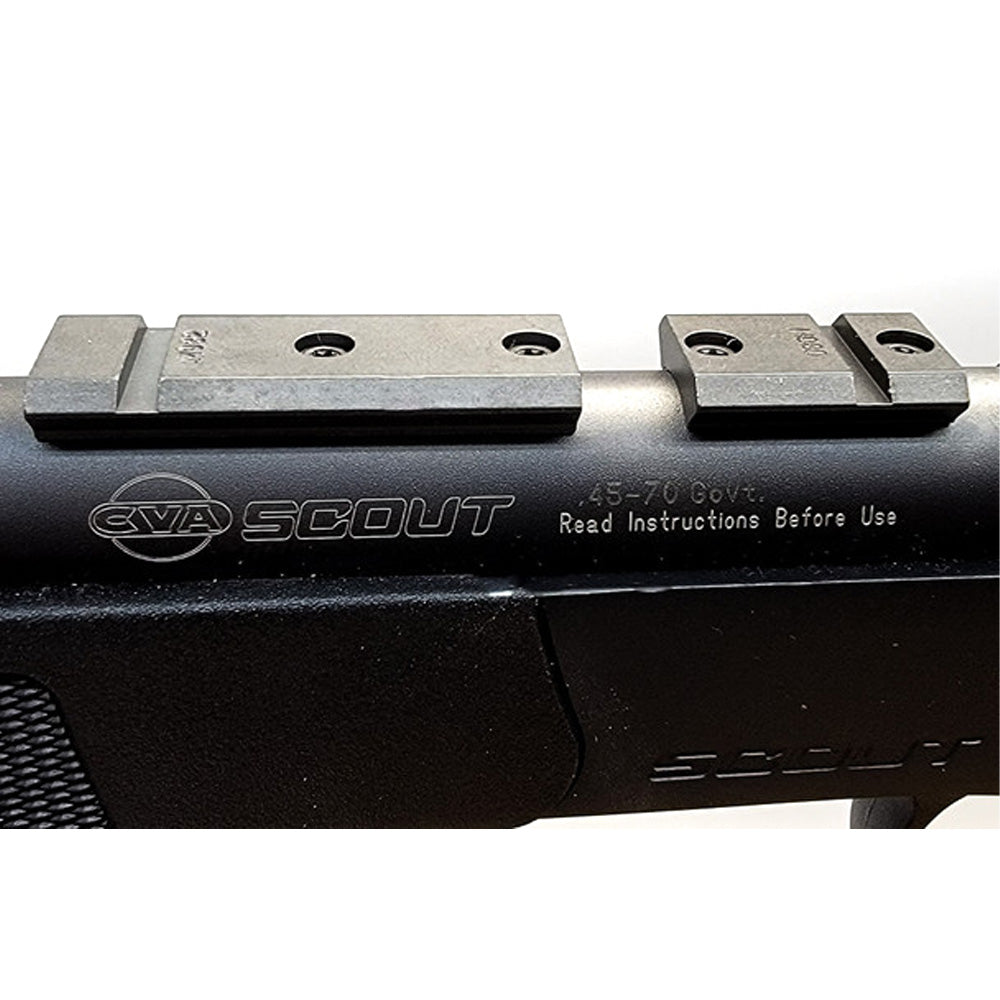 Warne CVA-V2 Series Round Barrel Extended Rear Base