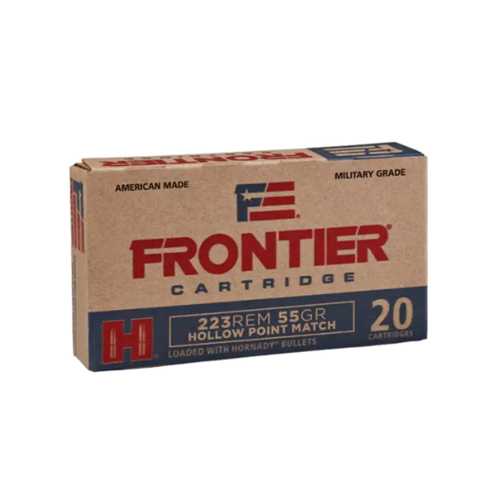 Hornady FRONTIER 223 REM 55gr HOLLOW POINT MATCH