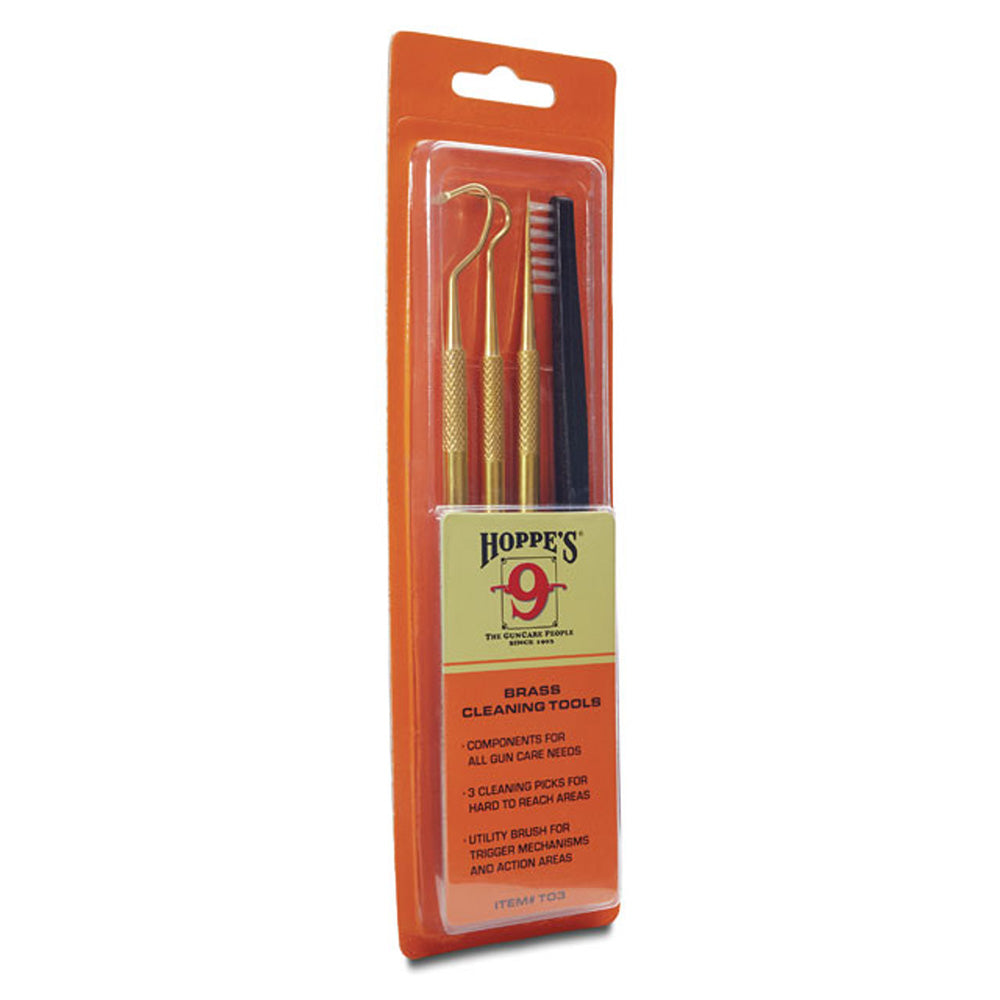 Gun Cleaning Picks Brass & Brush Set Magnum Sports