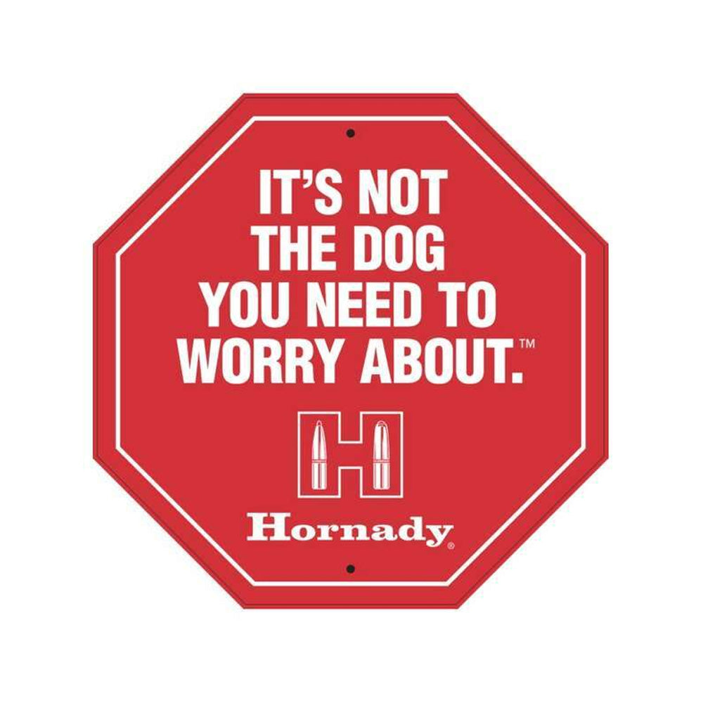 Hornady Tin Stop Sign