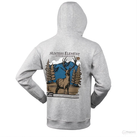 Hunter's Element Explore Hoodie Grey Marle