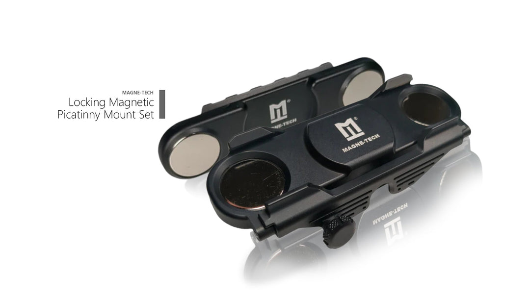 Magne-Tech Locking Magnetic Picatinny Mount Set