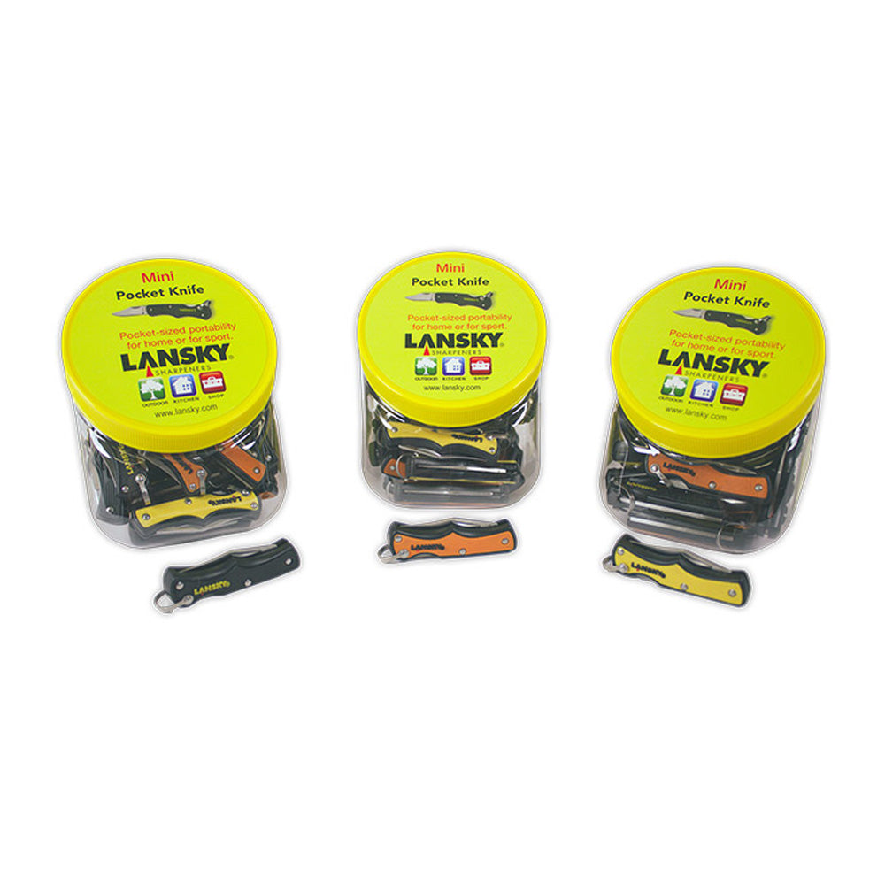 Lansky Mini Pocket Knife In Bowl 45 Piece