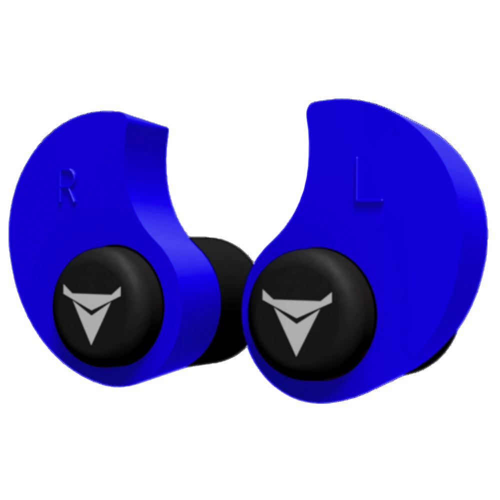 Decibullz Custom Molded Earplugs Blue