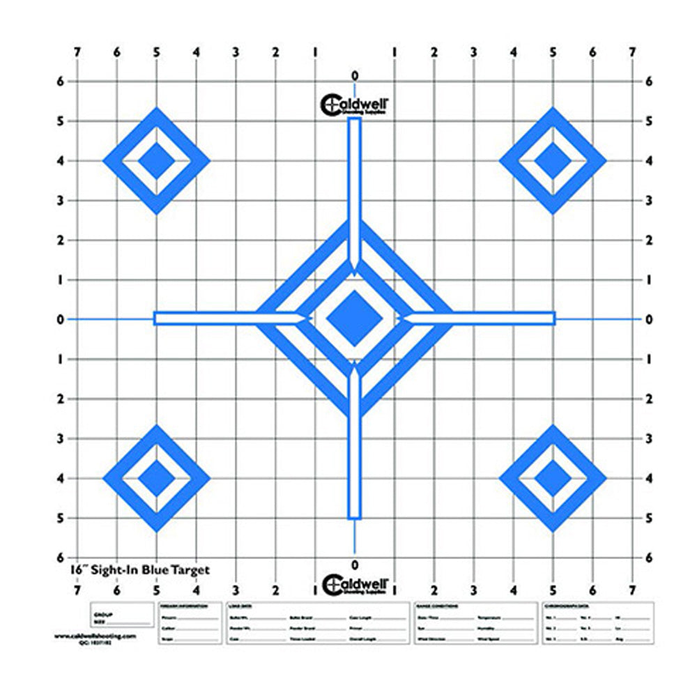 Caldwell Paper Target Sight In Blue
