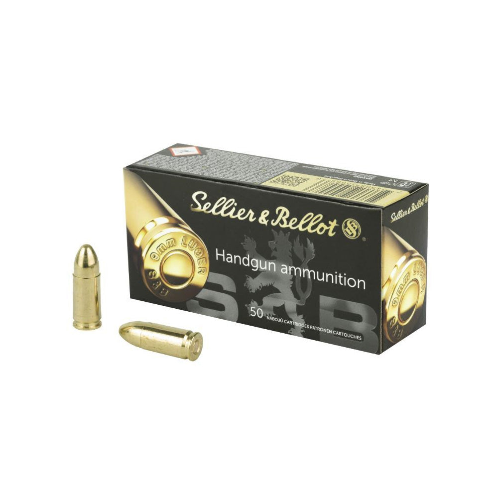 Sellier & Bellot 9mm 124gr FMJ S&B