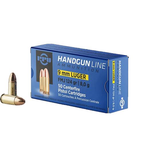 PPU Highland 9mm 124gr LRN
