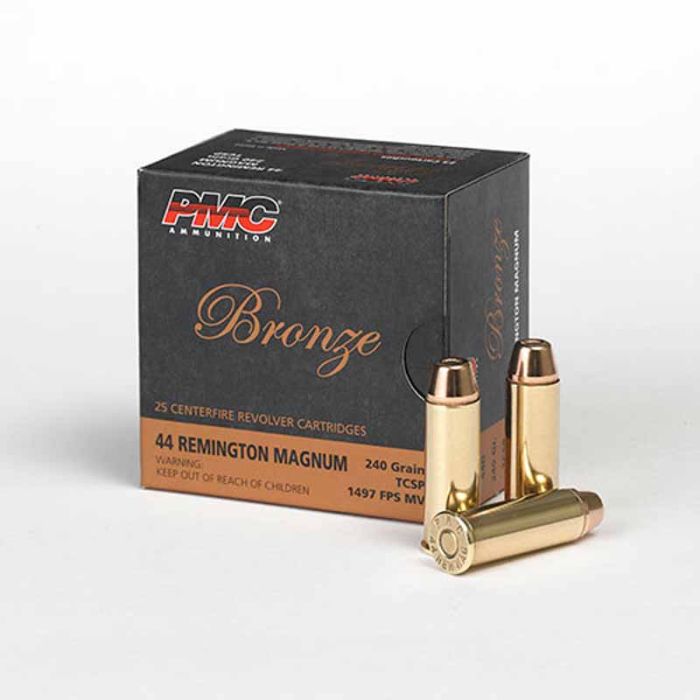 Pmc Ammunition PMC 44 Rem Magnum 240GR TCSP Bronze Line Ammunition