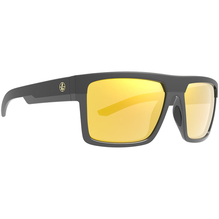 becnara-sunglasses-Matte Black / Black with Orange Mirror