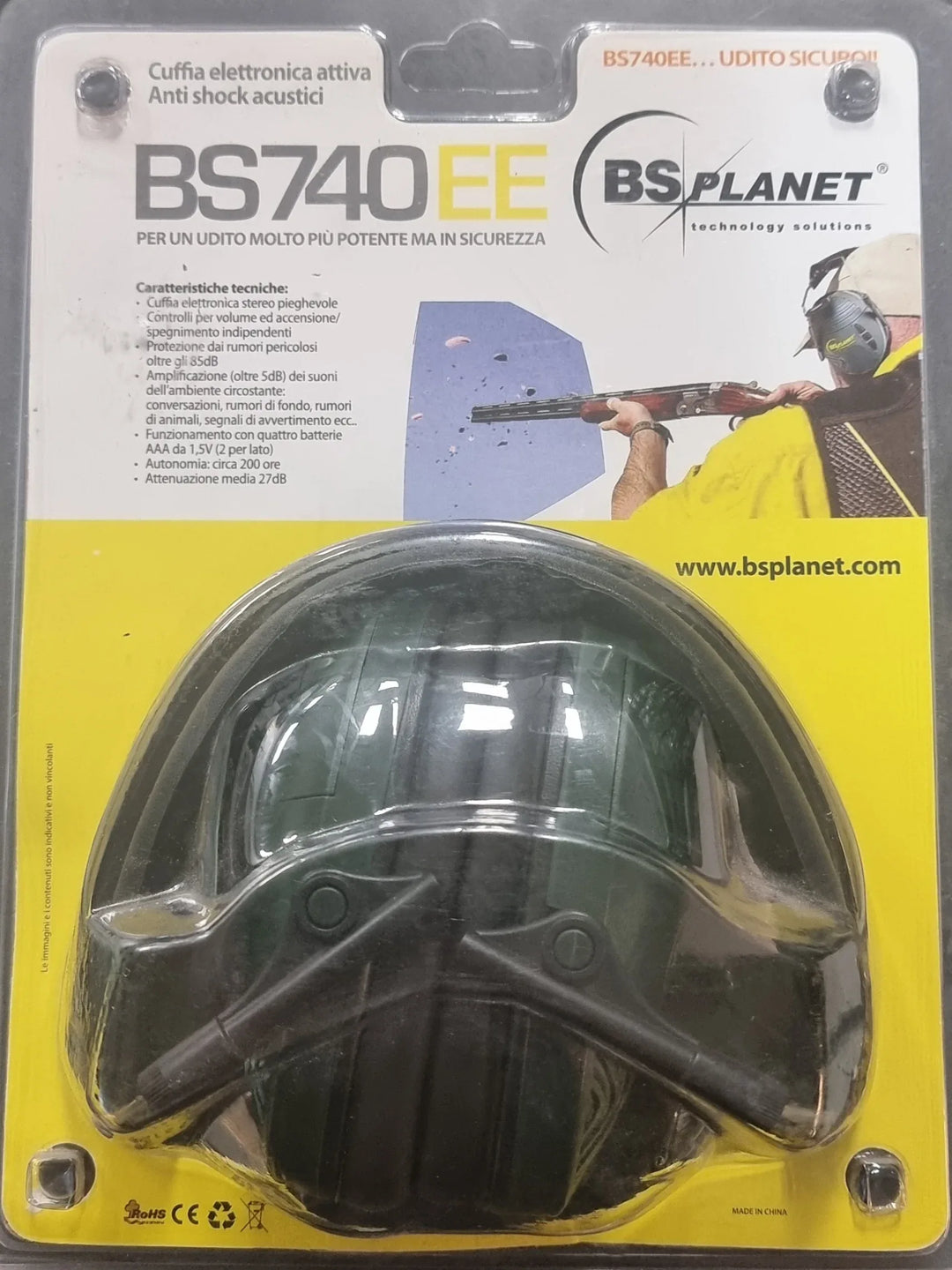 CLEARANCE SALE - BS Planet BS740EE Electronic Earmuffs - Magnum Sports