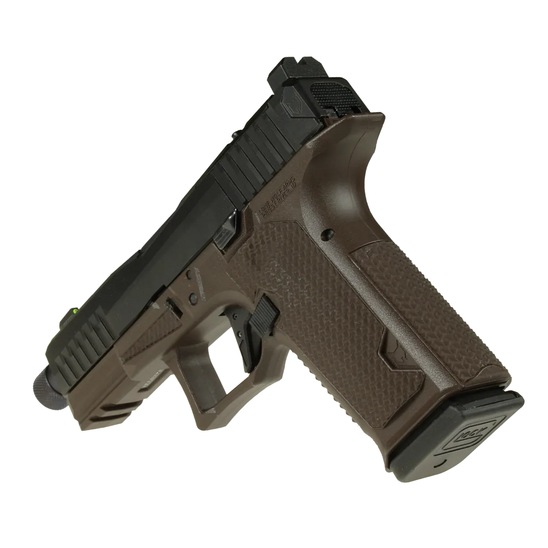 Lone Wolf Dusk19 in 9mm Luger 5" Black/Dark Brown - Magnum Sports