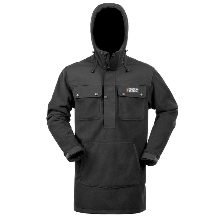 Hunters Element Bush Coat Half Zip Black
