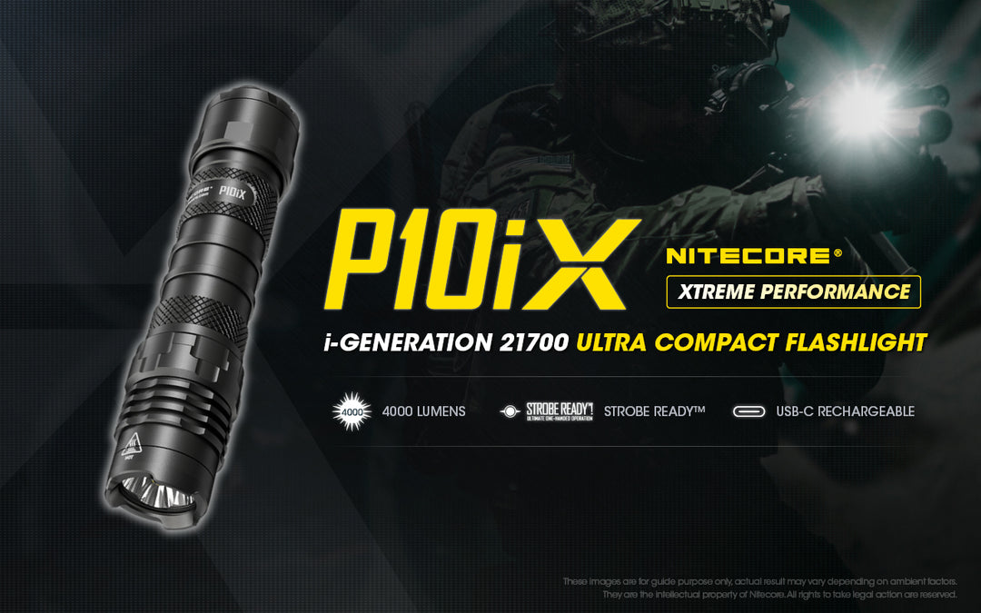 Nitecore P10iX Xtreme Performance i-Generation 21700 Ultra Compact Flashlight