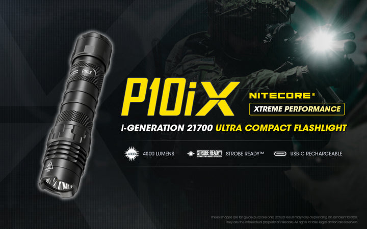 Nitecore P10iX Xtreme Performance i-Generation 21700 Ultra Compact Flashlight
