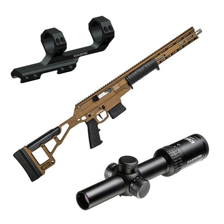 Magnum Sports Taipan X Burnt Bronze & Sabre X8 1-8x24 Combo
