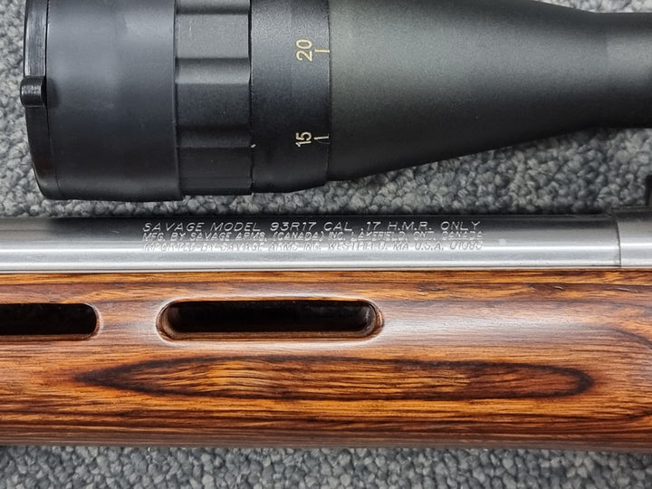 Pre-Owned | Savage Model 93R17 LH - 17HMR