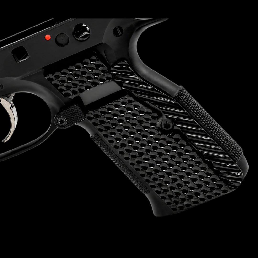 CZ Shadow 2 Full-Length Brass Palmswell Grips