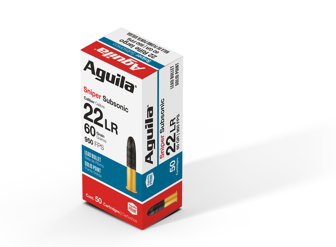 Aguila 22LR SSS 60GR Ammunition (50/BOX) - Aguila