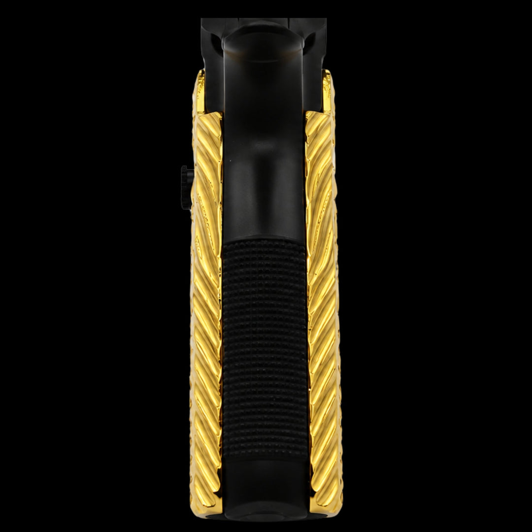 CZ Shadow 2 Full-Length Brass Flat Grips