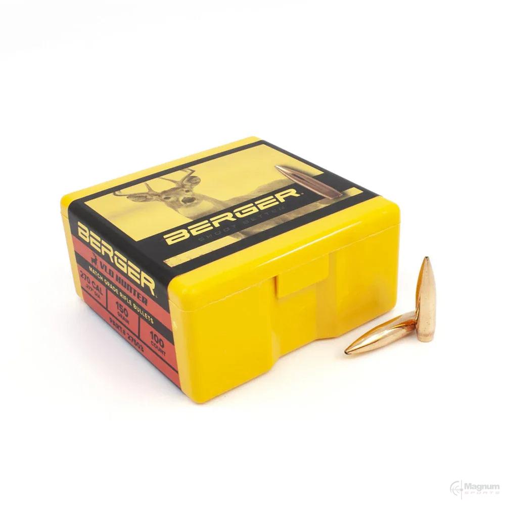 Berger 270 Cal VLD Hunting 150gr Projectiles