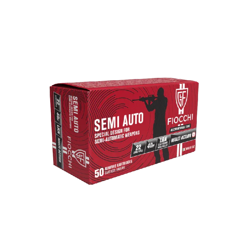 Fiocchi Ammunition 22LR SEMIAUTO 40GR LRN 500pk - Magnum Sports