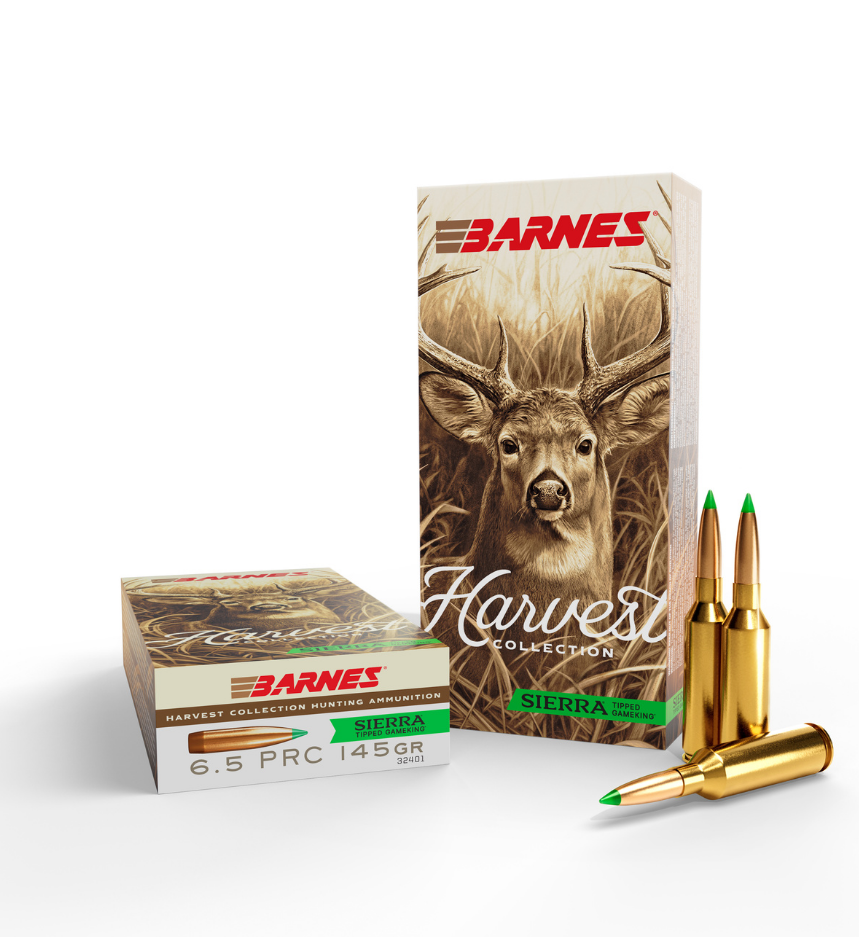 Barnes Harvest Ammo Stgk 6.5 PRC 145GR (20 per box) - Barnes