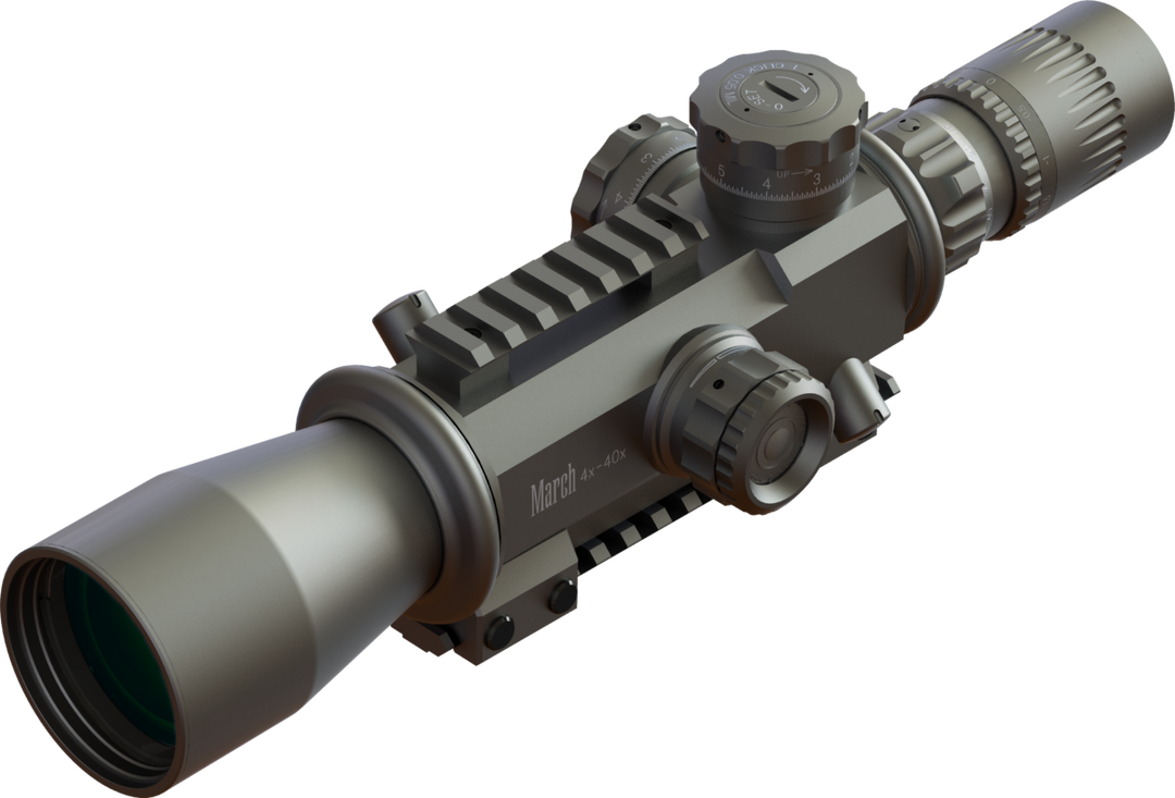 March Scopes 4-40x52 Mini-Genesis High Master FFP rifle scope