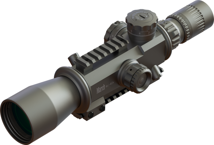 March Scopes 4-40x52 Mini-Genesis High Master FFP rifle scope