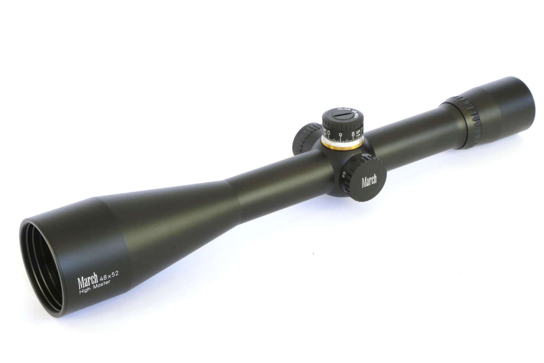March Scopes 48x52 High Master Benchrest rifle scope