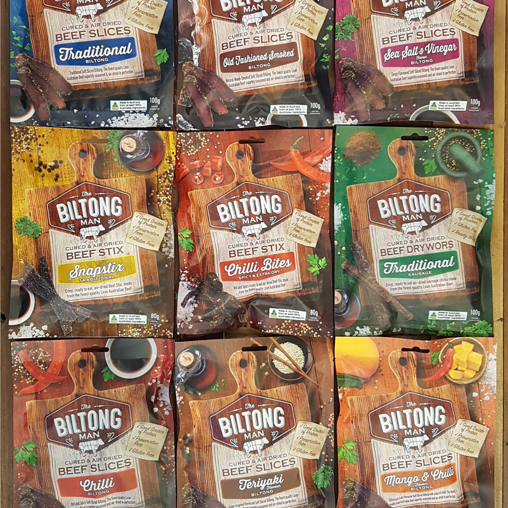 Beef Biltong 100g Packet