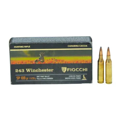 Fiocchi Ammunition 243 WIN 100GR SP 20PK - Magnum Sports