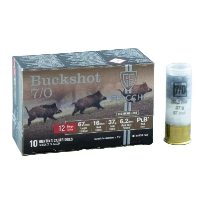FIOCCHI 12G BUCKSHOT SSSG 37GM 26 PELLET 6.2MM 10 PKT - Magnum Sports