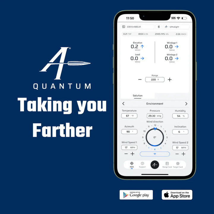 Optex Outdoor Speedtracker Mach 4+, with Applied Ballistics Quantum