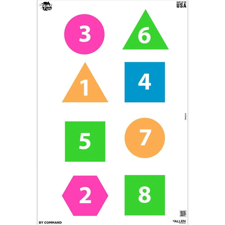 ez-aim-paper-targets-12x12"-Dialing In More Fun (9 Pack)-
