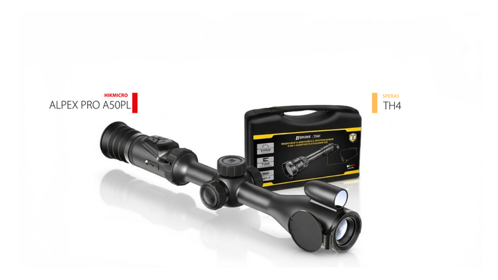 HIKMICRO ALPEX PRO A50PL 50mm Night Vision Scope with LRF + Speras TH4K