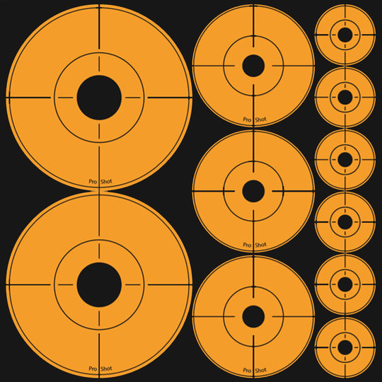 Assorted Peel & Stick Target Dots Magnum Sports