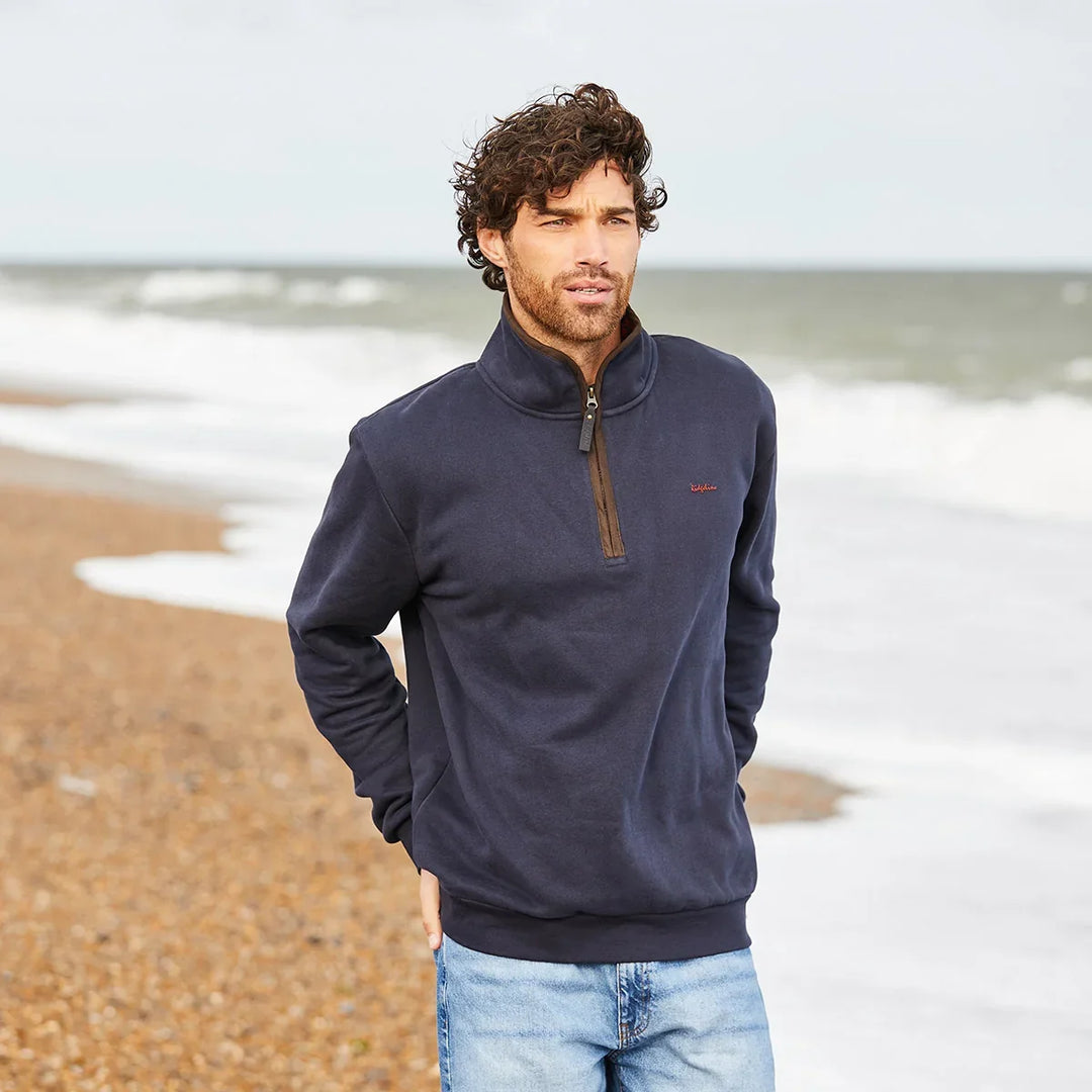 Ridgeline Brancaster 1/4 Zip Top | Mens