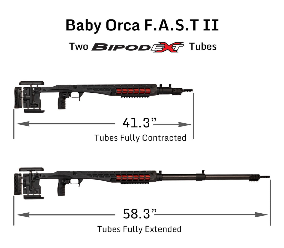Accuracy Solutions Orca II BipodeXt Tubes Kit