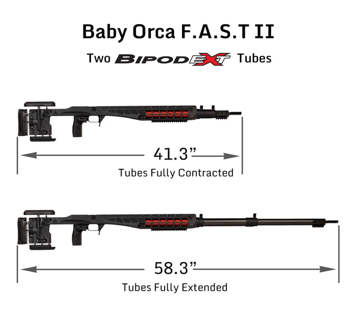 Accuracy Solutions Orca II BipodeXt Tubes Kit