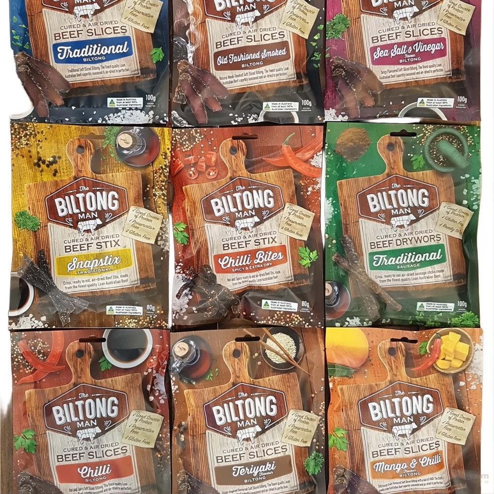 Beef Biltong 100g Packet