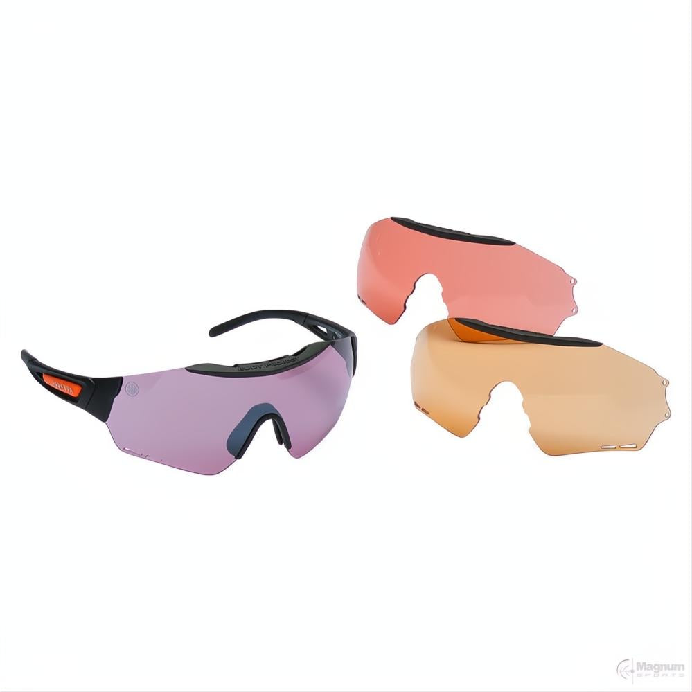 Beretta Puull Shooting Glasses 3 Lens